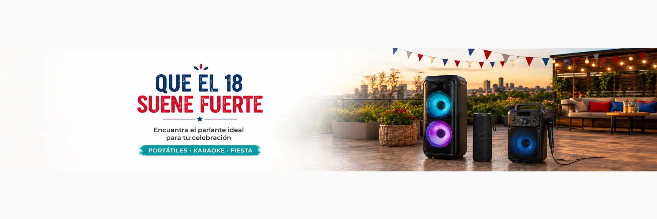 Que el 18 suene fuerte: categoría Parlantes LINAMIN